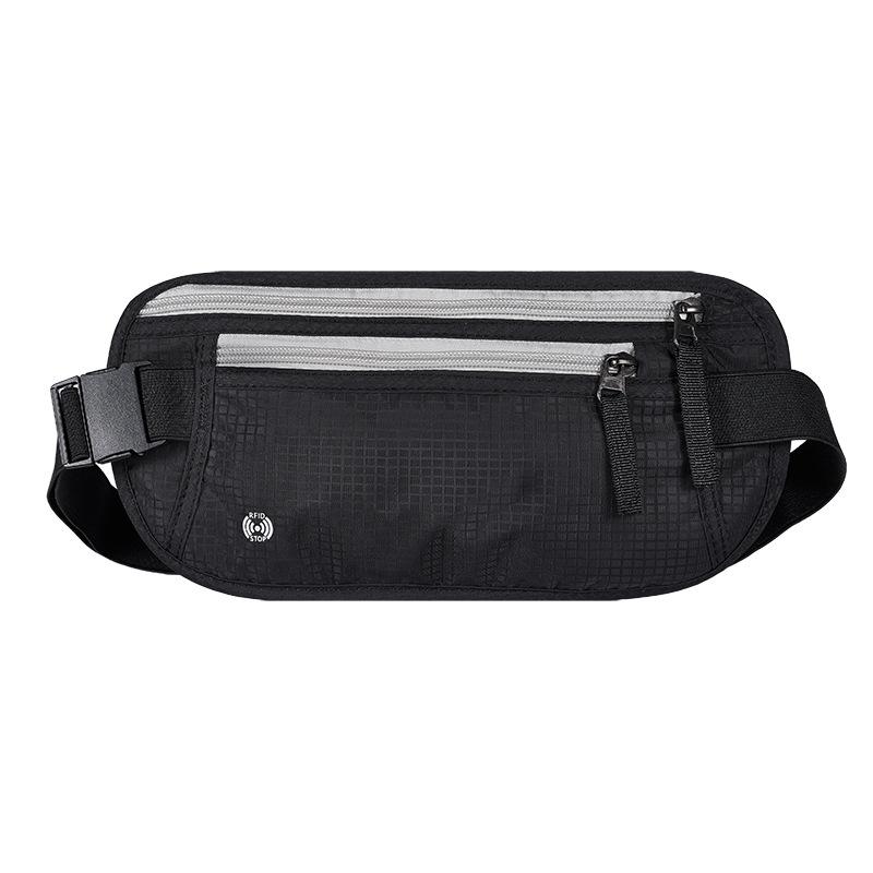 Wasserdichte Diebstahlschutz-Reisepass-Bauchtasche mit Handyfach