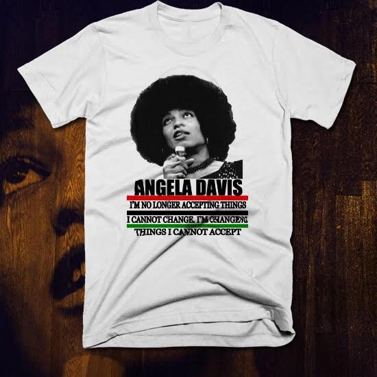Angela Davis T-Shirt Black History Month Panther Party Civil Rights New S