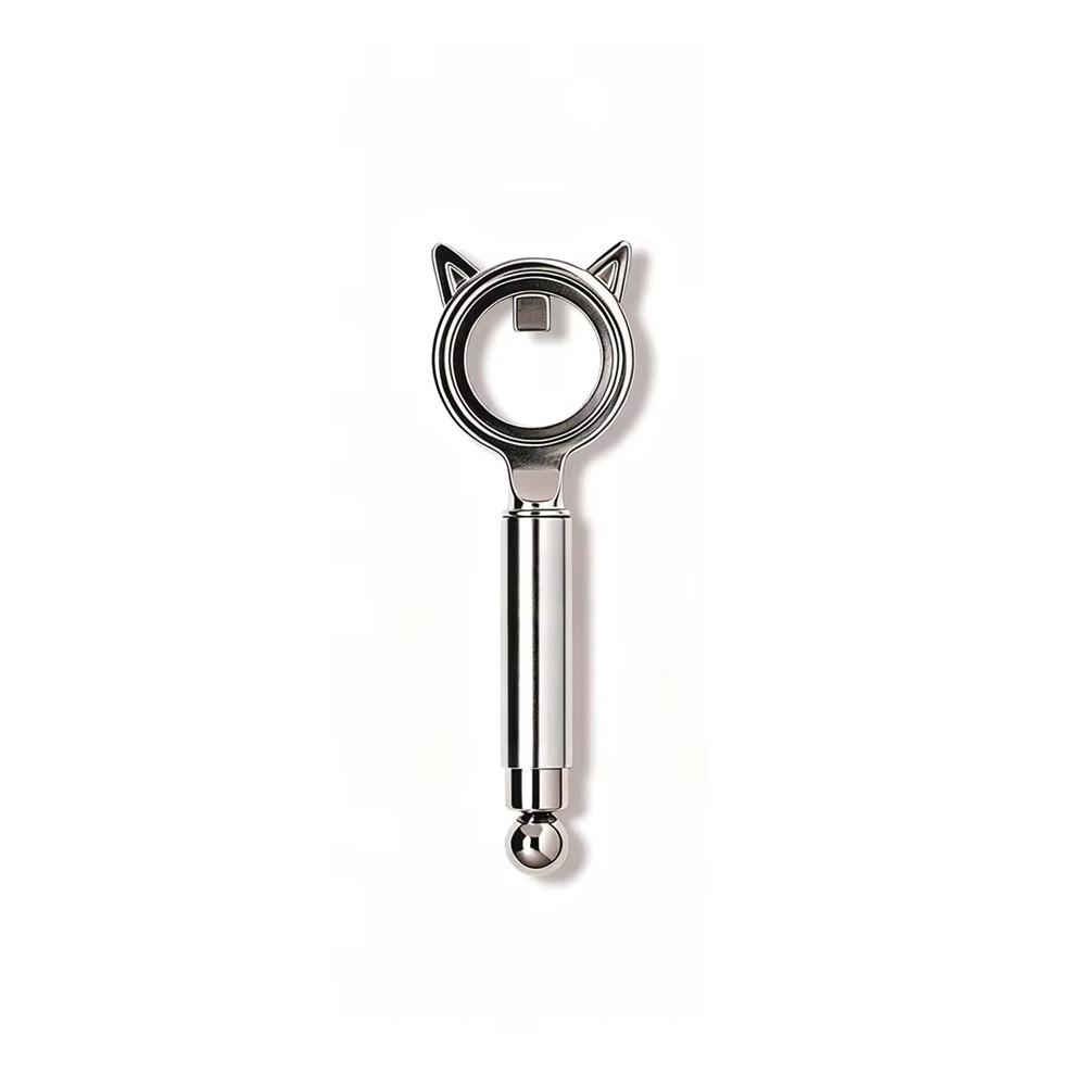 2IN1 Magnetic Nail Art Tool Non-slip Handle Hollow Cat Eye Magnet  Home Use