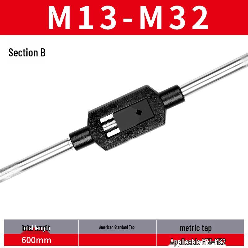 Feingewinde Handgewindebohrer M8-M20 Satz (5 Stücke)