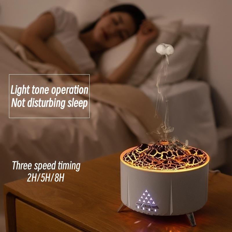 Remote Control Essential Oil Diffuser Aroma Air Humidifier Bluetooth Music Player Simulate Flame Ultrasonic Fragrance Difusor