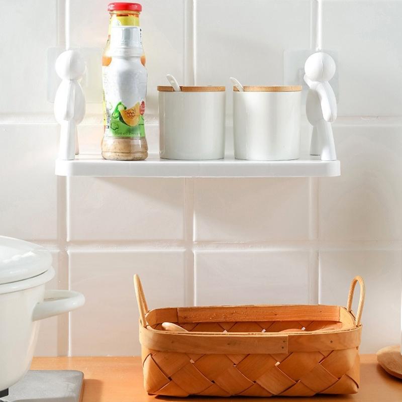 1/2pcs,Small Person Storage Rack, Toilet Bathroom Cosmetics and Kitchen Seasoning Jar Storage Rack, Multifunctional Storage Rack