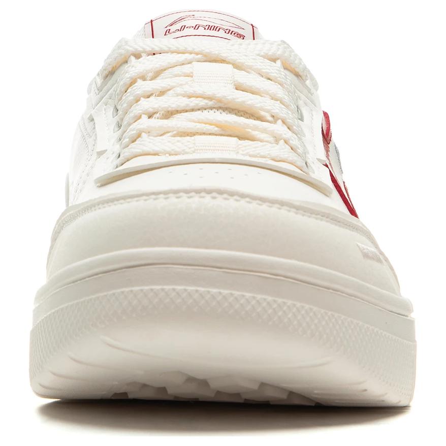 Li Ning Qiong Yun Classic Versatile Comfortable Trendy Non-Slip Shock Absorbing Wear-Resistant Lightweight Breathable Low-Top Skate Shoes AGCU349-2