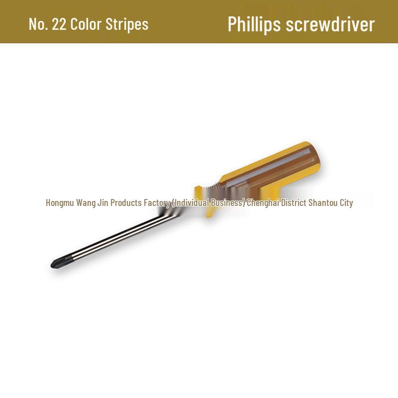 Crystal Clear Magnetic Phillips/Flathead Screwdriver for Electronics, Appliances, and Toys