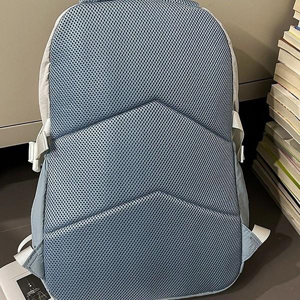 Schoolbag New Mori Ins High Value Fresh and Sweet Contrasting Color Splicing Backpack Couple Light Travel Mountaineering Backpack