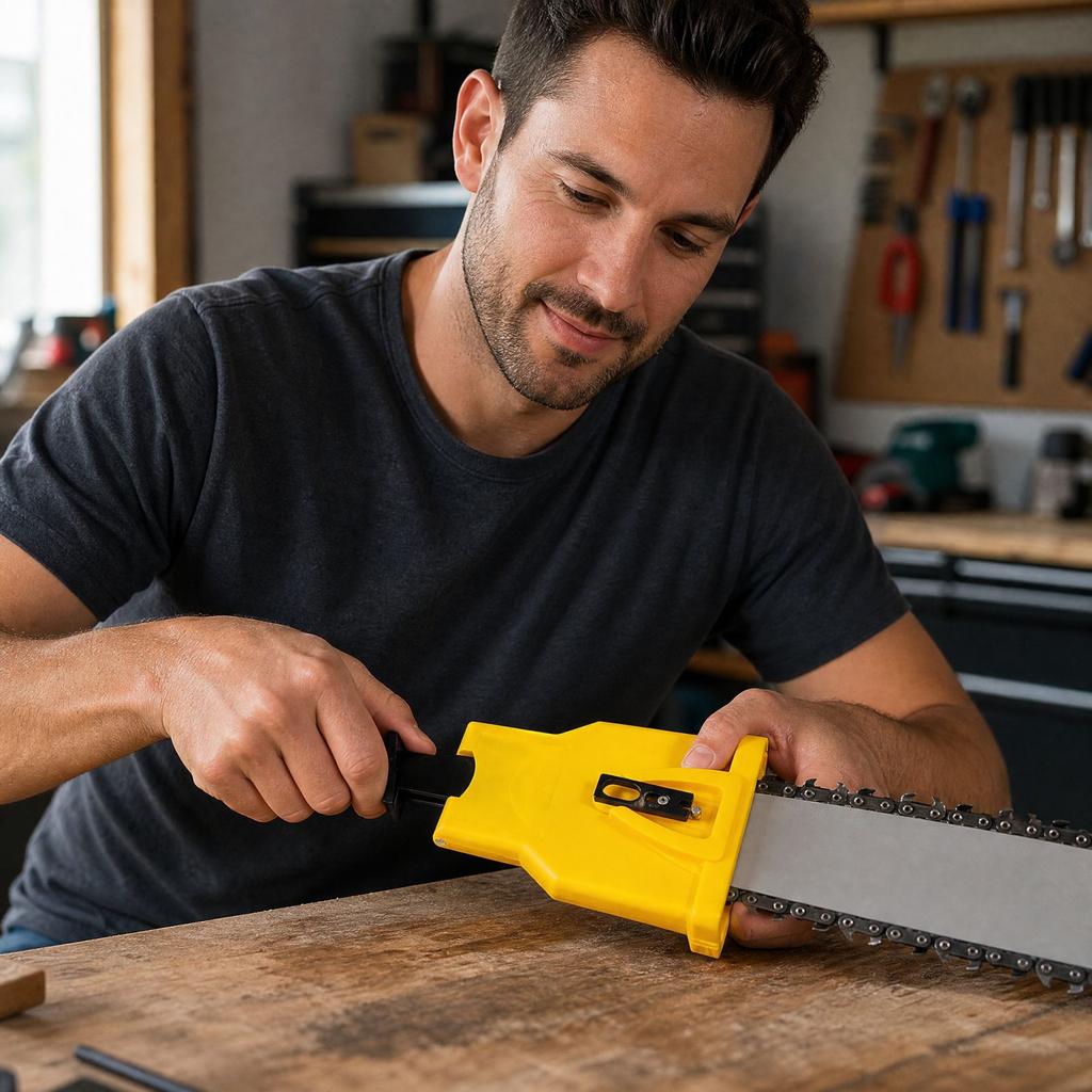 Portable Chainsaw Chain Sharpener and Grinder for Quick Sharpening