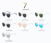 Unisex Retro Fashion Polarized Metal Sunglasses - Colorful Anti-UV 3447 Frame