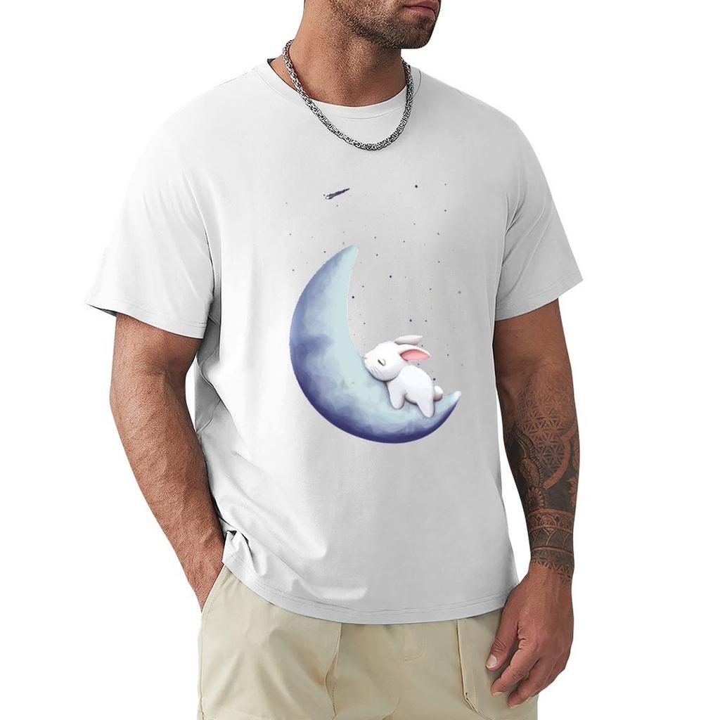 Moon T-Shirt Custom T Shirt Anime Tshirt Tops Luxury Clothes Men