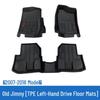 Jiminy Suzuki Jimny TPE Floor Mats - High Edge, Wear-Resistant, Waterproof, Left/Right Hand Drive Compatible, Carpet Surface.