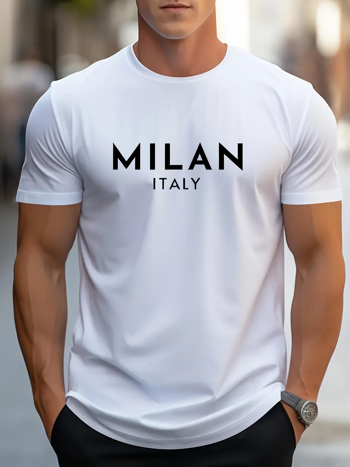 

Men S Milan Creative Print Short-Sleeve T-Shirt XXXL