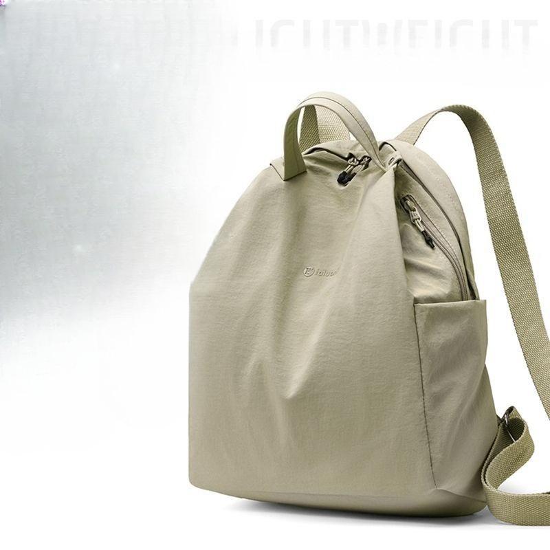 Nylon Women Backpack Waterproof Large Capacity Casual Lazy Style Hand & Shoulder Bag