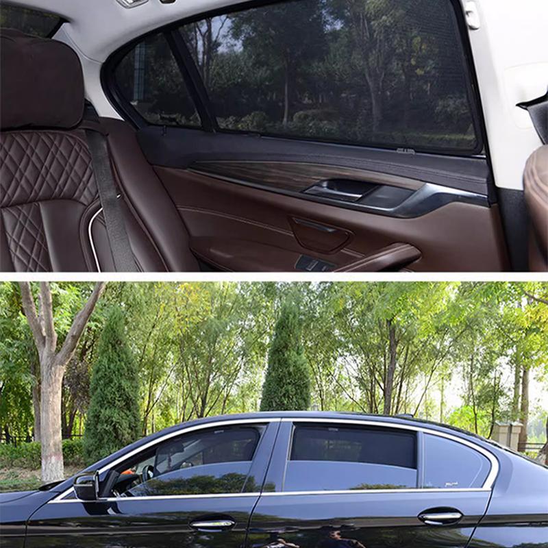 Car Magnetic Sunshades for BMW 5 Series G60 520i M Sport 2024~2026 Roof Windows Sun Visor Windshield Curtain Sunroof Accessories