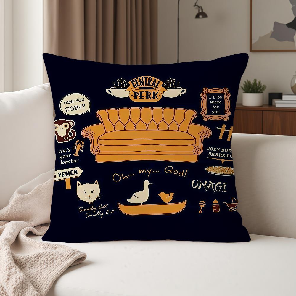 Ffriends Cclassic TV Series Pillow Case Suitable For Bedrooms Living Rooms Cars Home Decoration