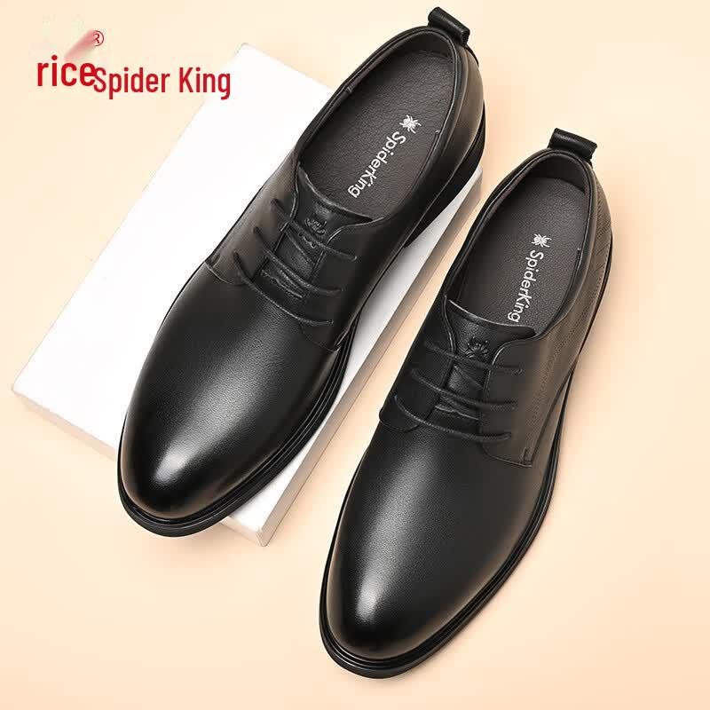 Spider King Men s Leather Derby Business Shoes 40