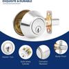 Invisible Entry Door Knobs Single Side Room Door Locks Single Cylinder Deadbolt  Home Door Gate