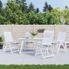 VidaXL Garden Chair Cushions 4 Pcs Tiles Grey 50x50x3 Cm 314072