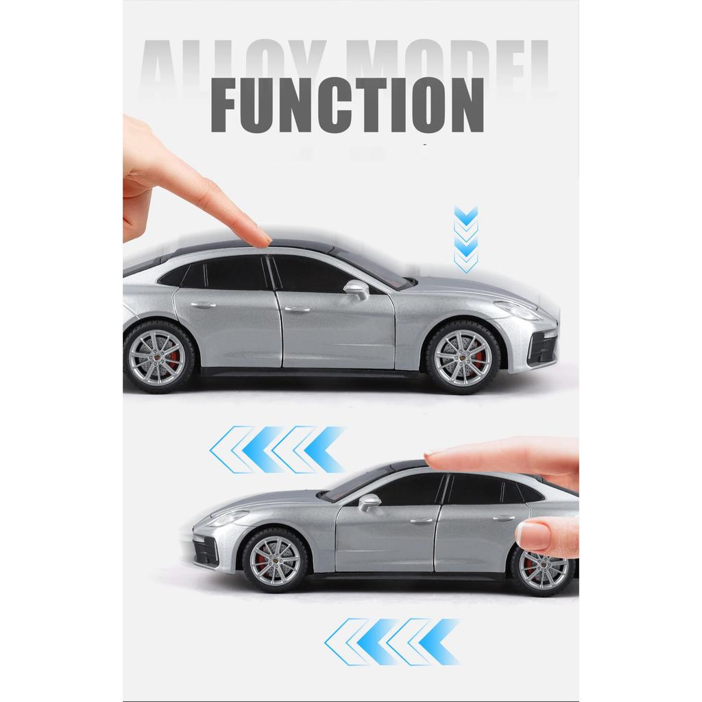 NEW 1/24 Porsche Panamera Supercar Alloy Model Car Toy Diecasts Metal Casting Sound and Light Car Toys for Children Vehicle
