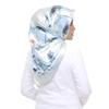 Luxury Design Silk Scarf Square Women Floral Printed Shawl Wrap Spring Summer Neckerchief Hair Band Lady Decor Foulard Bandana