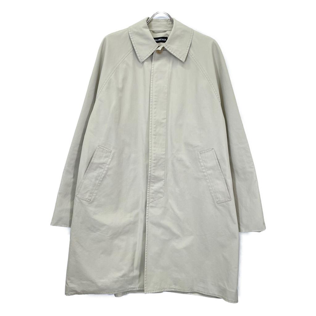 BALENCIAGA 2019 558695 Oversized Balmacaan Coat coat 44 beigeUsed