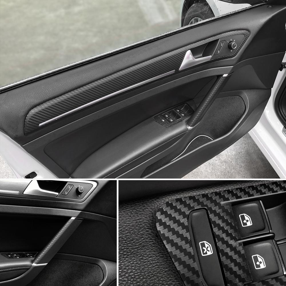 15x100cm 3D Carbon Fiber Vinyl Wrap Film Car Stickers Waterproof  DIY Automobiles Vehicle Detailing Car Accessories Motorcycle