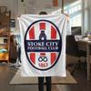 1 ΤΕΜ. Κουβέρτα Φανέλα με Εκτύπωση Stoke City FC, Υψηλής ποιότητας Άνετη για Όλες τις Εποχές, Διακόσμηση Σπιτιού, Ζεστασιά και Άνεση, Ιδανική για Χριστουγεννιάτικα Δώρα182