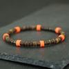 Noter New Natural Coconut Beads Wooden Bracelet Unisex Poly Clay Strand Braslet Beach Surfing Jewelry Lightweight Comfortable