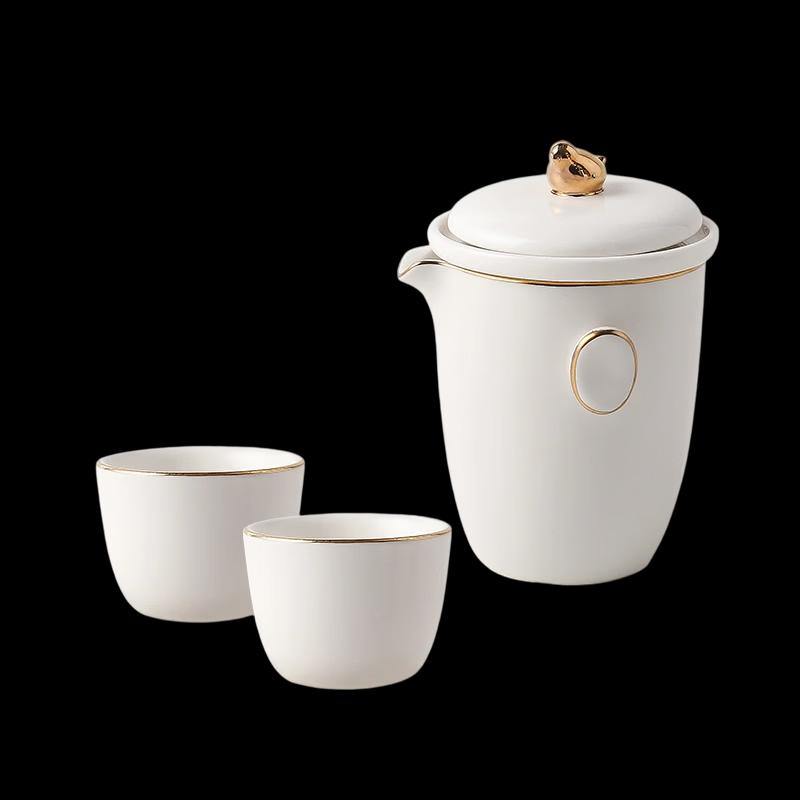 Weidu Nordic Ceramic Travel Tea Set