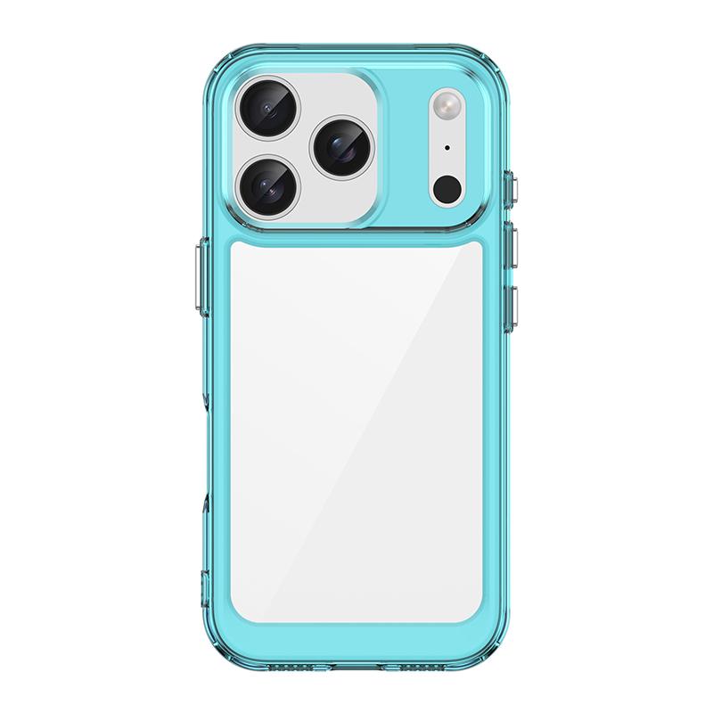 For iPhone 17 Pro Case For Apple iPhone 17 Air iPhone 17 Pro Max Cover TPU Clear PC + Silicone Shockproof Protective Phone Cover