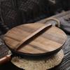 Anti-scalding Kitchen Accessories Handmade Cookware Part Fir Wood Pot Lid Pan Lid Iron Pot Cover