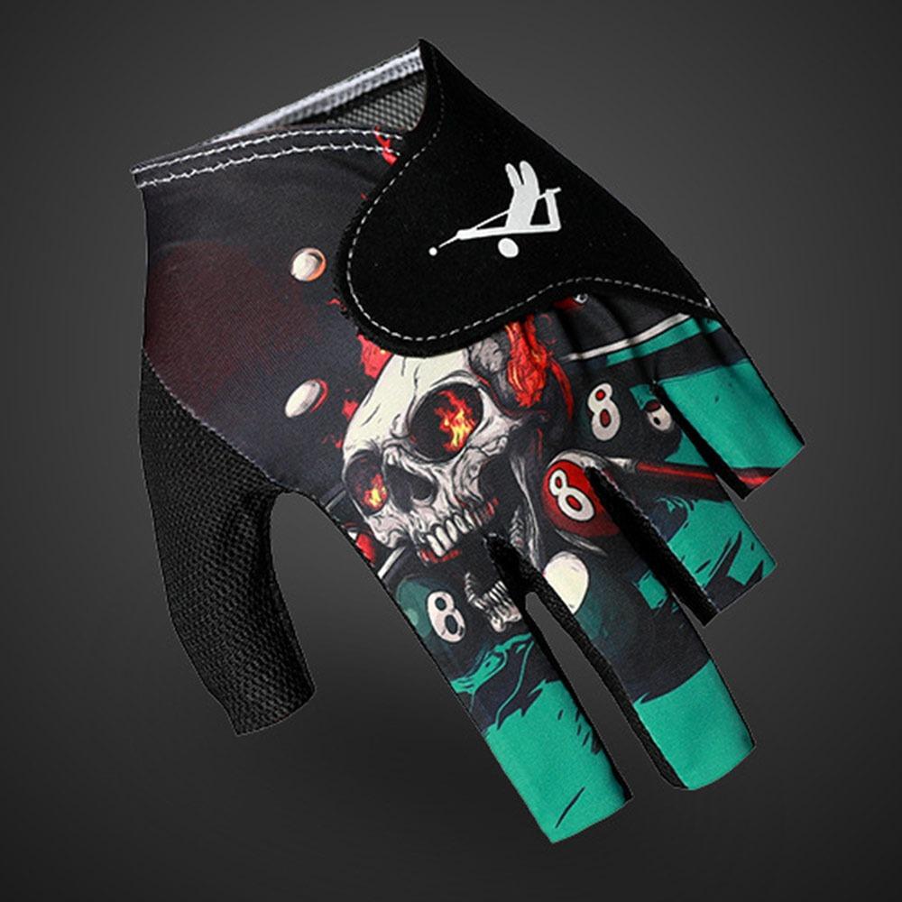 Elastic Half Fingers Glove Left Hand Snooker Billiard Glove  Fitness Accessories