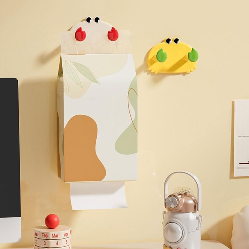 Eleganter Krabben Wandhaken Einfache Installation Designs Hält Handtücher Hüte Badezimmer Schlafzimmer Organisation Täglicher Gelegenheitsgebrauch