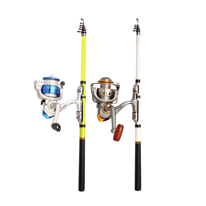 Telescopic Soft Tail Fiberglass Fishing Rod for Long Casts In Sea, Lake, and Stream