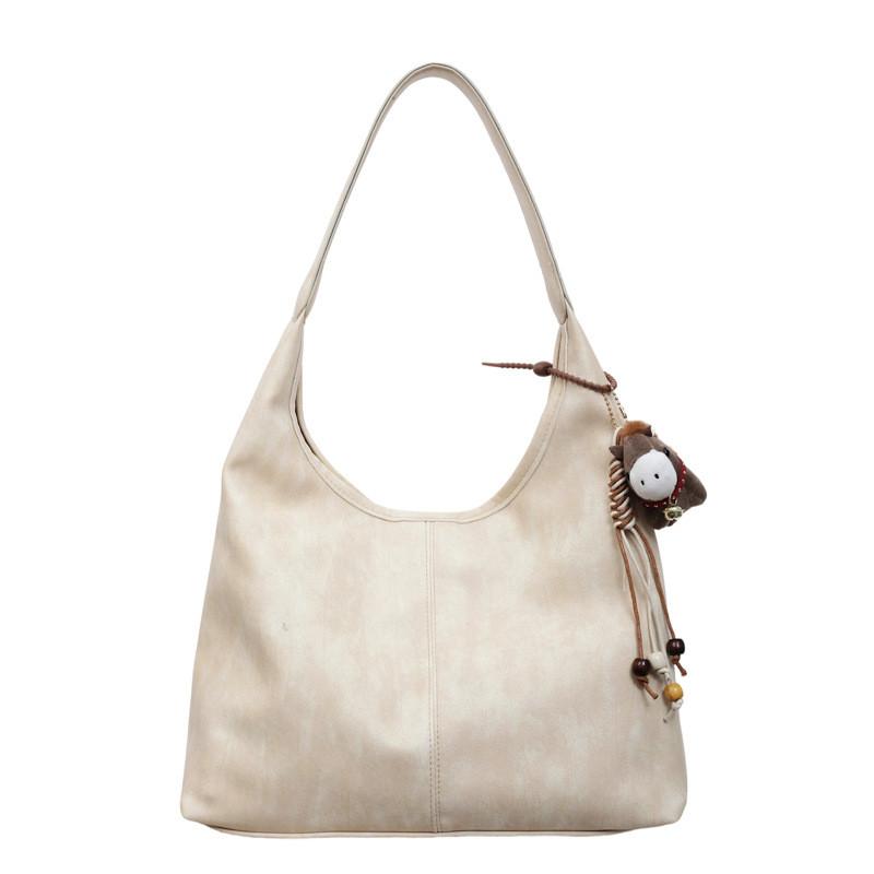 Urban Minimalist Pu Dumpling Bag With Magnetic Closure For Daily Use