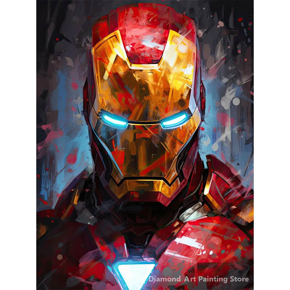 Disney Series High-burning Realistic Style 5D Diamond Painting Full of Diamonds DIY Handmade Diamond Painting Hero Theme Decorative Painting Set