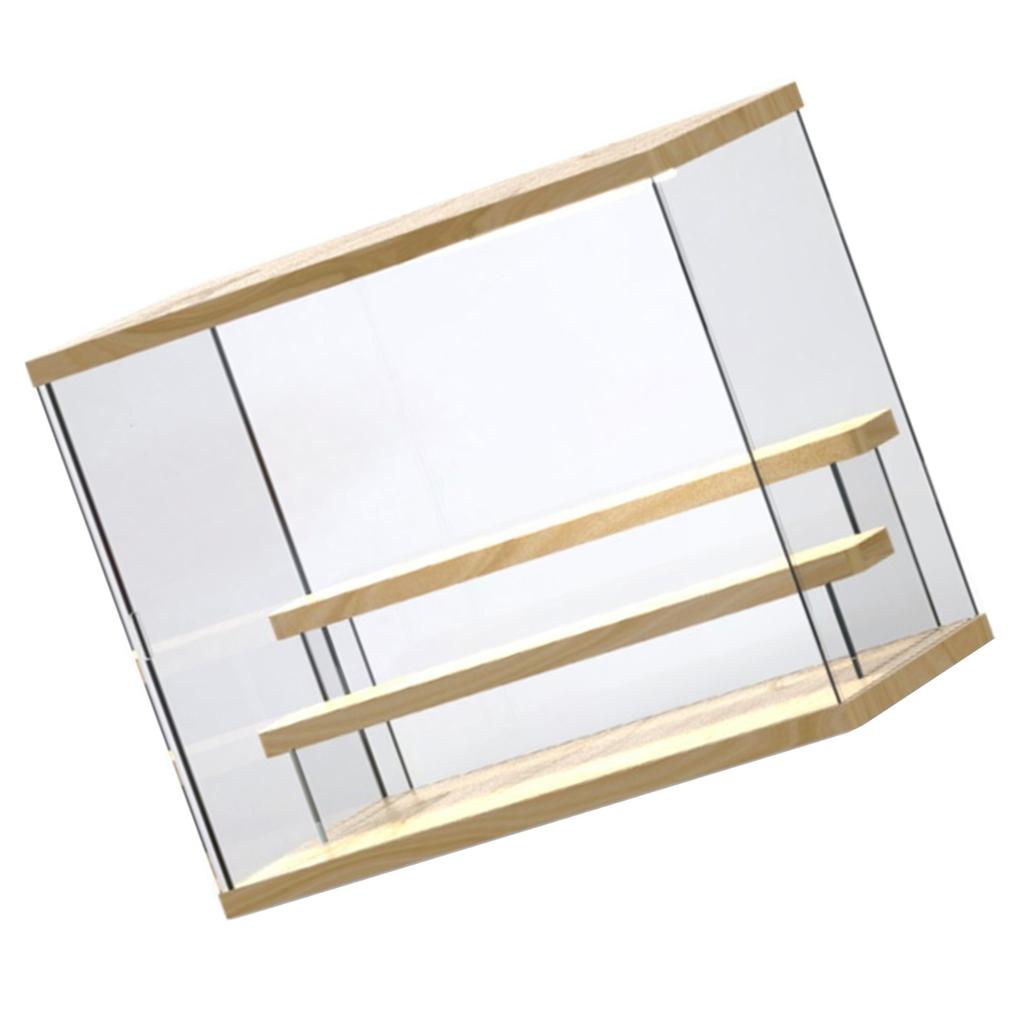 Dustproof Acrylic Showcase Small Toy Display Box Clear Storage Cube Display Case Suitable for Displaying Collectibles