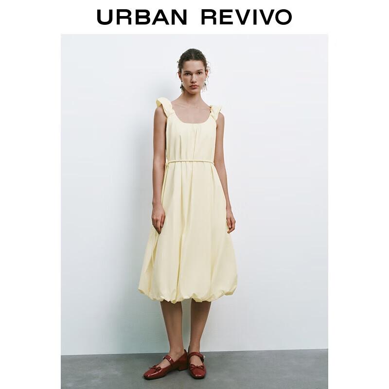 

UR Women s 2025 Summer Casual Tie-Waist A-Line Dress XL