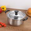 Durable 20-30cm Pot Lid Stainless Steel Universal Frying Pan Cover Anti-scalding Kitchen Food Lid Restaurant Kitchenware