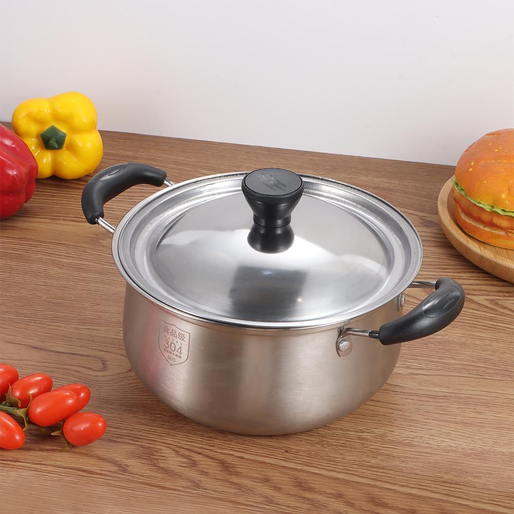 Durable 20-30cm Pot Lid Stainless Steel Universal Frying Pan Cover Anti-scalding Kitchen Food Lid Restaurant Kitchenware