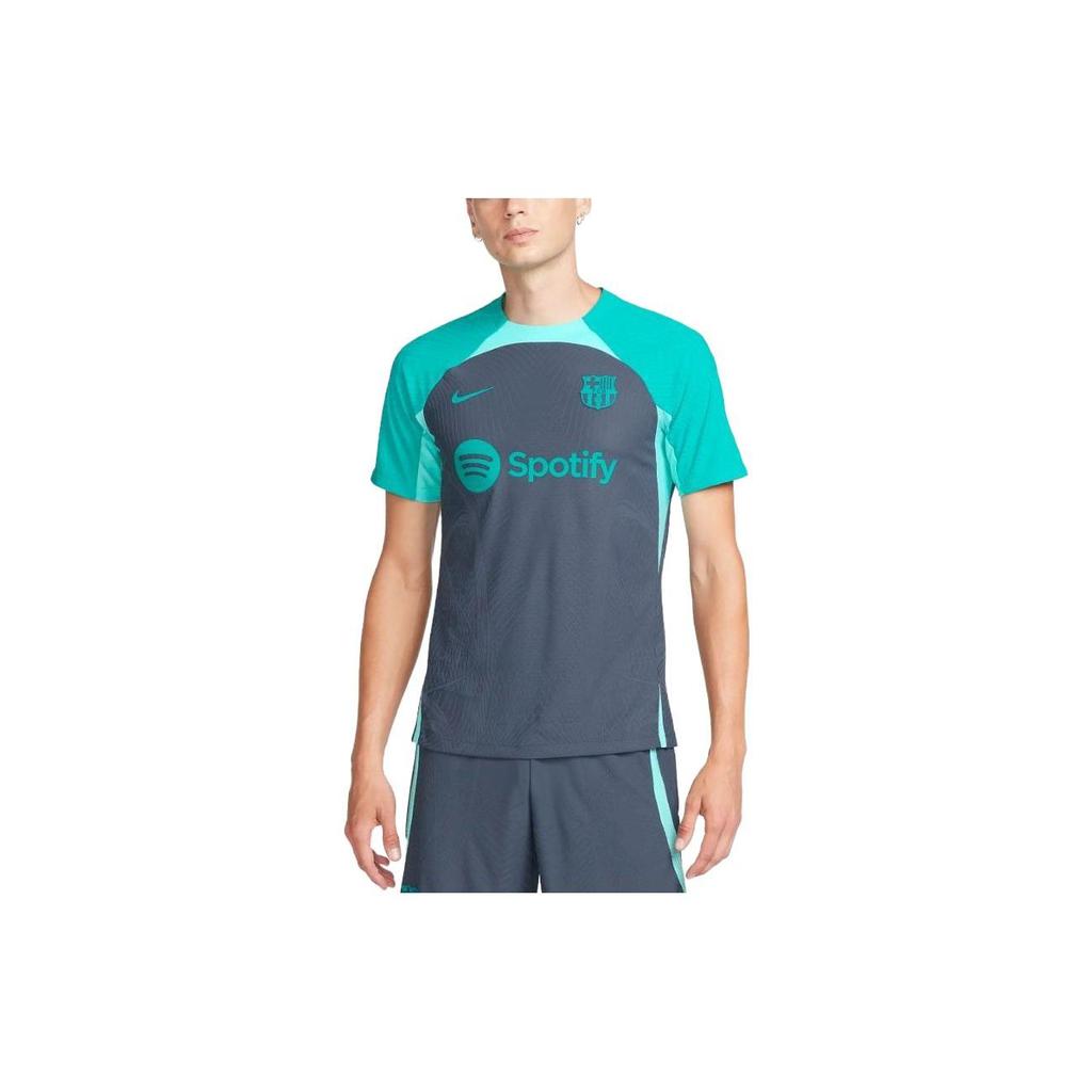 Nike Dri-FIT ADV FC Barcelona Strike Elite Fußball Casual Pullover Strick Rundhals Kurzarm Raglan T-Shirt Herren Oberteile FD4141-438