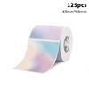 New Gradient Color Labels, Stickers, Self-adhesive DIY Graffiti Envelope Seal Stickers, Thermal Paper Labels