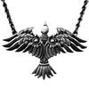 Collana con Ciondolo Corona di Corvo Celtico Vichingo per Donna