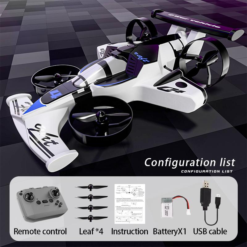 

CZ04 Rc Aircraft Amphibious Remote Control Drift Car 360° Roll Headless Mode Land and Air Experience Speed and Excitement Plane белый