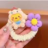 Children's Colorful Cartoon Hair Ties - Cute Strawberry & Bear Designs | Gentle on Hair