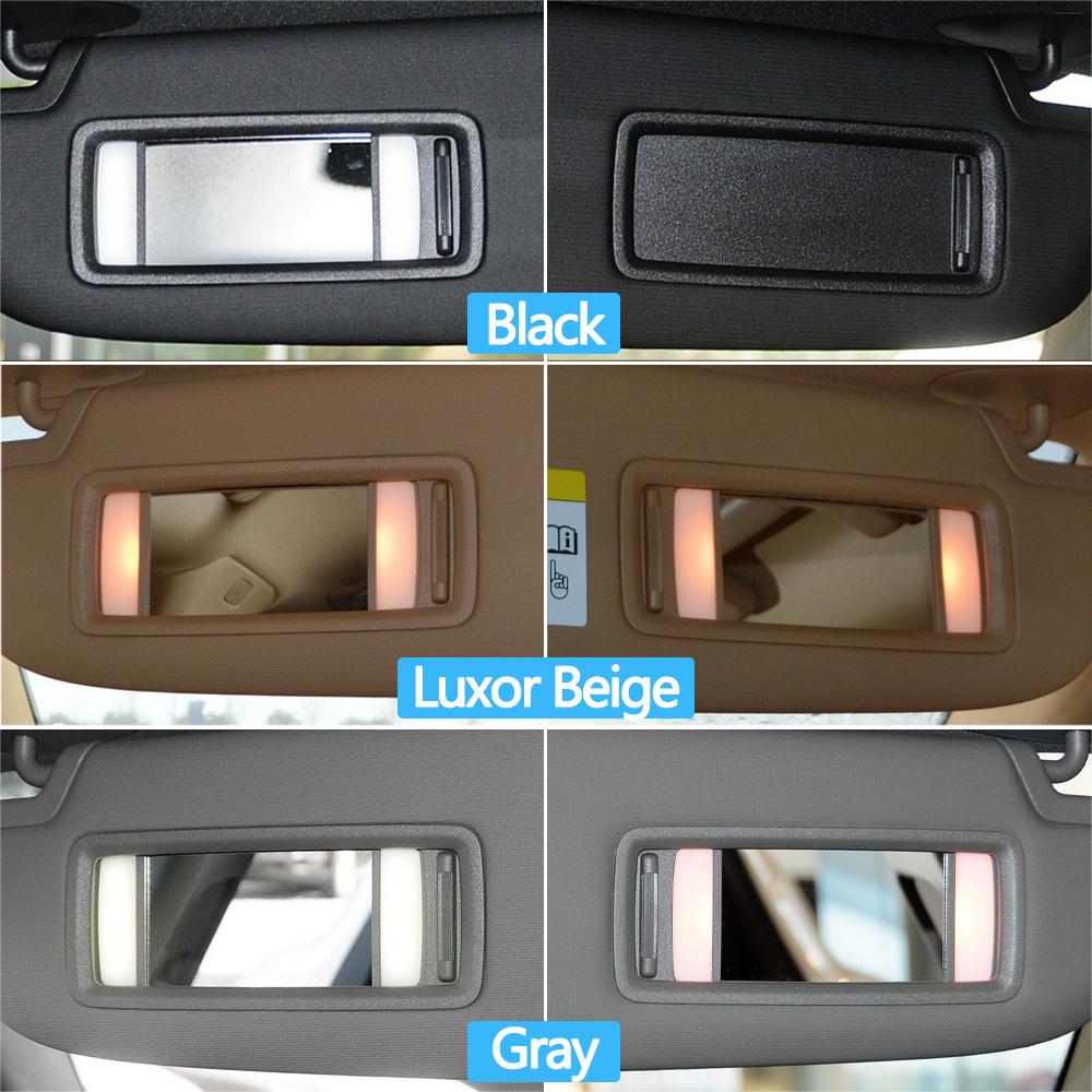 Car Left Right Sun Shade Visor Mirror Makeup Cosmetic Mirror Holder Outer Surrounding Cover For Porsche Panamera 970 2010-2016