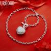 925 Sterling Silver Exquisite Love Lock Necklace - Wedding Gift Jewelry