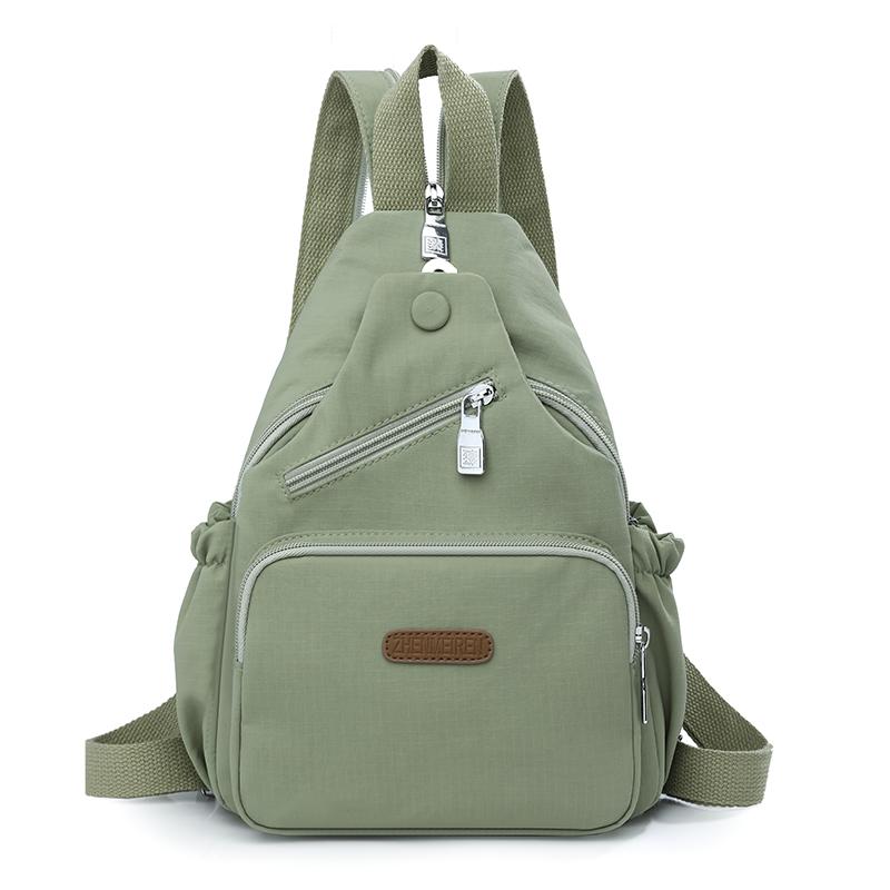 Multifunktionell Ryggsäck Dam Utomhus Bröstväska Resa Stor Kapacitet Ryggsäck