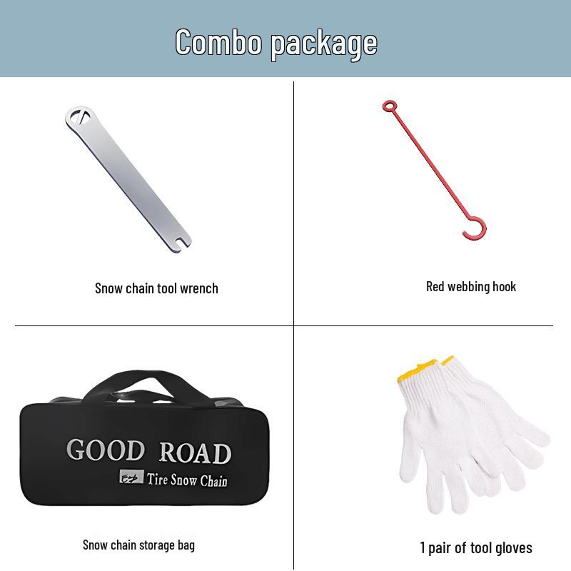 

Universal Anti-Skid Chains for Cars, SUVs, and Off-road Vehicles