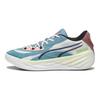 Puma All-Pro Nitro Bold Blue Koral Ice Men Sneakers Dark-Clove Pro-Green Fire-Orchid 379079-03