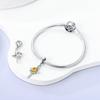 Original Charms Copper Creative Sunflower Crucifix Pendant Fit Charms Plata Bracelets For Women Women Jewelry Making Diy