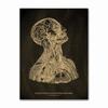 Anatomical Skeleton Chalkboard Poster Kraft Paper Posters DIY Vintage Home Room Medicine Student Decor Medical Art Wall Painting